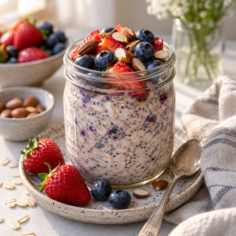 Berry Overnight Oats